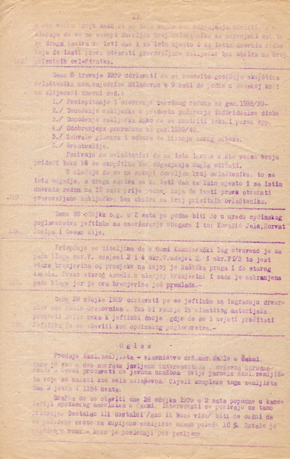 Izložba Zapovijedi pod lipom u Mikloušu